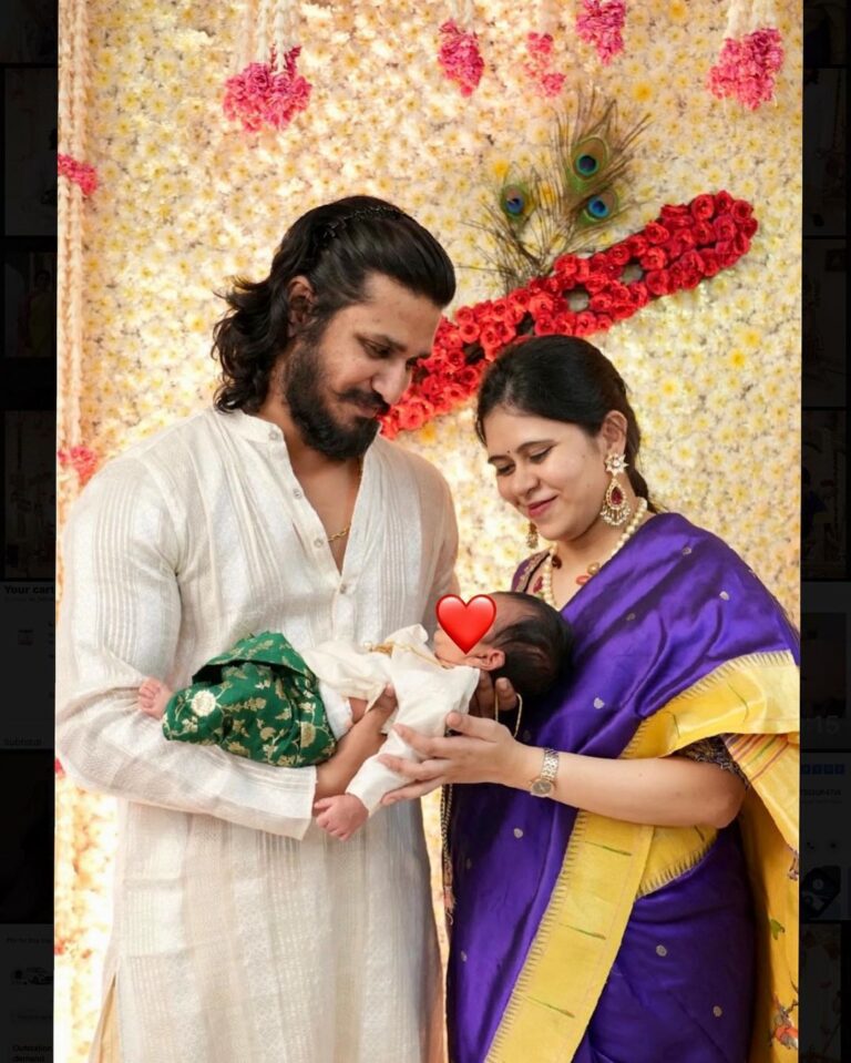 Actor Nikhil Siddhartha’s Wife, Pallavi Varma, Shares Glimpses From Their Son’s Cradle Ceremony