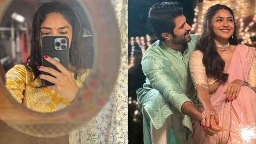 Mrunal Thakur Shares Glimpses Of Her Moments As Indu In Family Star