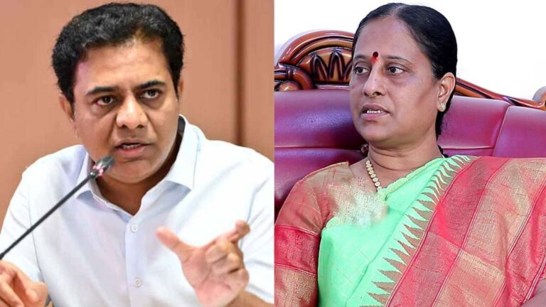 KTR Legal Notices To Konda Surekhaon Phone Tapping Allegations