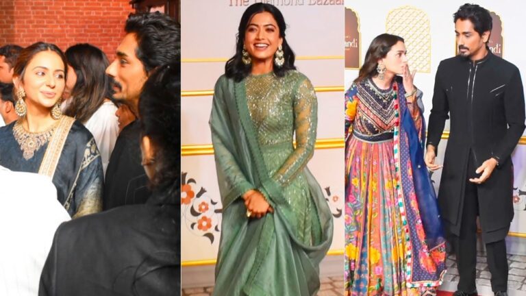 Siddharth, Aditi Rao Hydari, And Rashmika Mandanna Graced Heeramandi Screenings