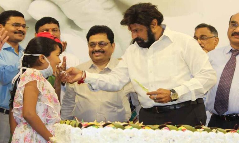 Balakrishna Vows To Establish Cancer Hospital In Andhra