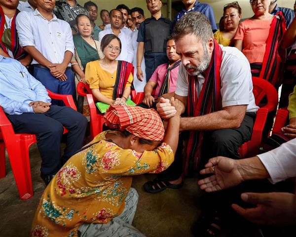 Rahul Gandhi’s visit To Manipur Has Drawn sharp Reactions From BJP