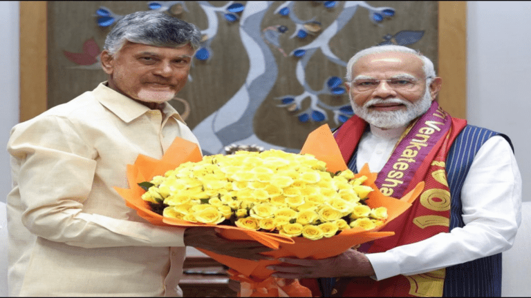 Chandrababu Asks PM Modi To Rescue AP From Financial Mess