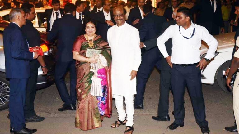 Rajinikanth Dances with Anant Ambani at Grand Wedding