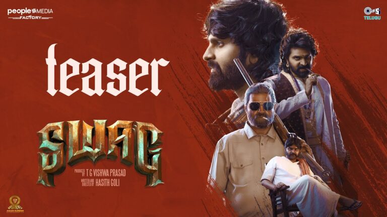 Sree Vishnu’s Swag Teaser Drops – A Fusion of History and Modern Power