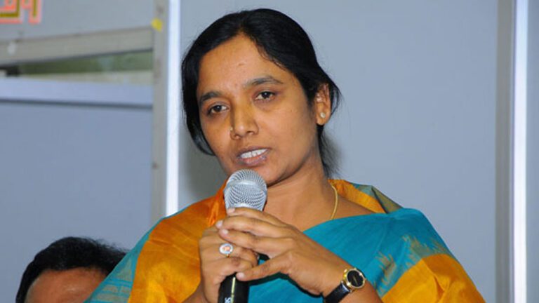 Paritala Sunitha seeks probe Into Ex YCP MLA’s Rs 200 cr scam In Jagananna Housing