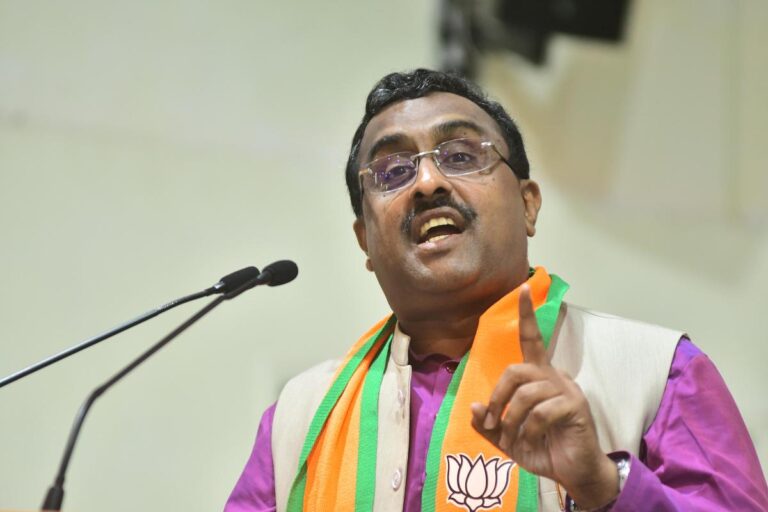 Ram Madhav of RSS back As BJP poll In-Charge For J-K