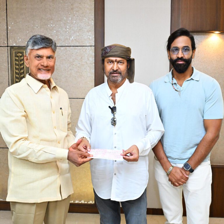 Manchu Vishnu’s Sketch of Chandrababu Naidu Goes Viral