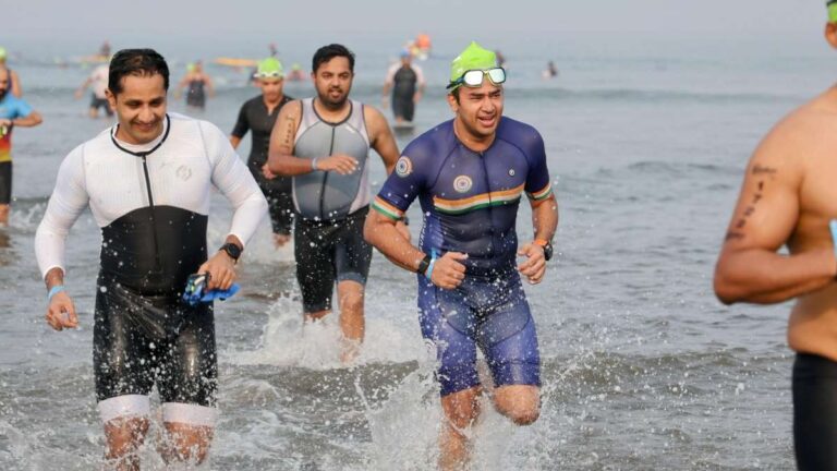 BJP MP Tejasvi Surya completes Ironman challenge