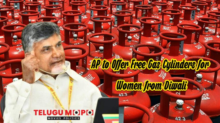 AP to Offer Free Gas Cylinders for Women from Diwali