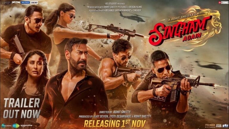 Ajay Devgn, Kareena Kapoor ”s Singham Again trailer released