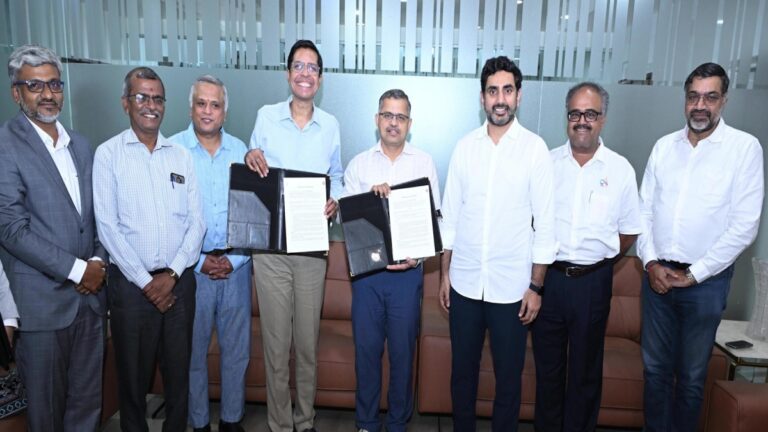 Nara Lokesh Team signed 8 key MoUs with Madras IIT