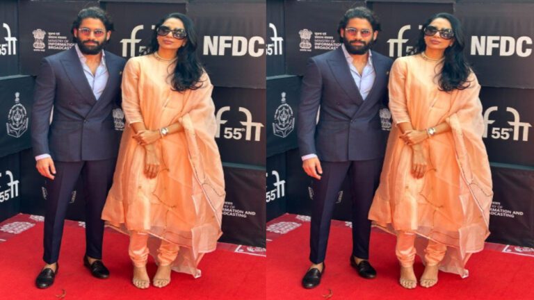 Ahead of Marriage, Naga Chaitanya and Sobhita Dhulipala Attend IFFI 2024