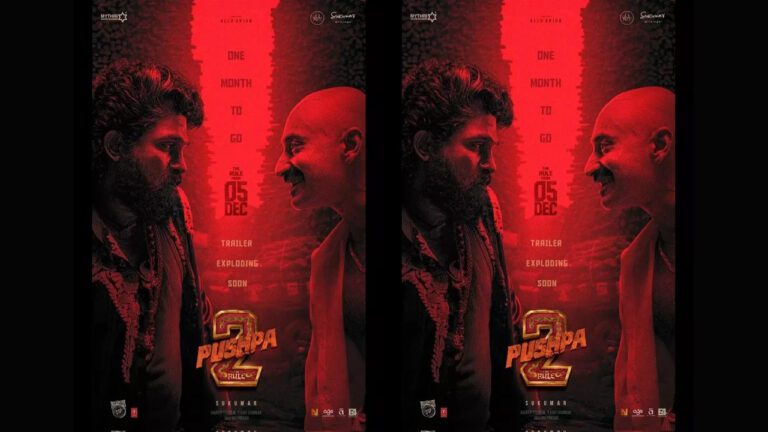 Countdown Poster Teases Epic Showdown in Pushpa 2: The Rule