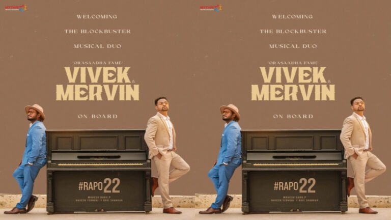 Vivek-Mervin’s Big Telugu Entry with RAPO 22!