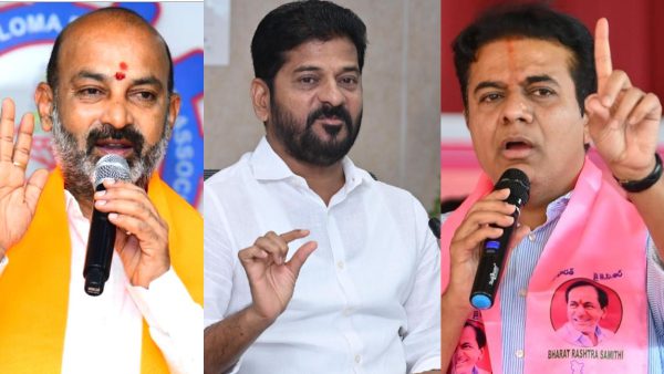  Bandi Sanjay says Revanth Is Congress CM, But KCR’s son KTR Is Acting CM