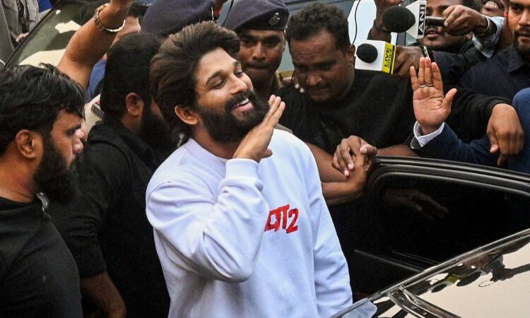 Actor Allu Arjun Released on Interim Bail From Chanchalguda Jail