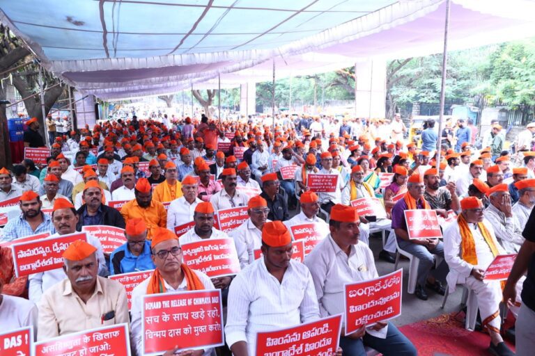 Nation Stands with Bangladesh Hindus: RSS Leader Bhagayya