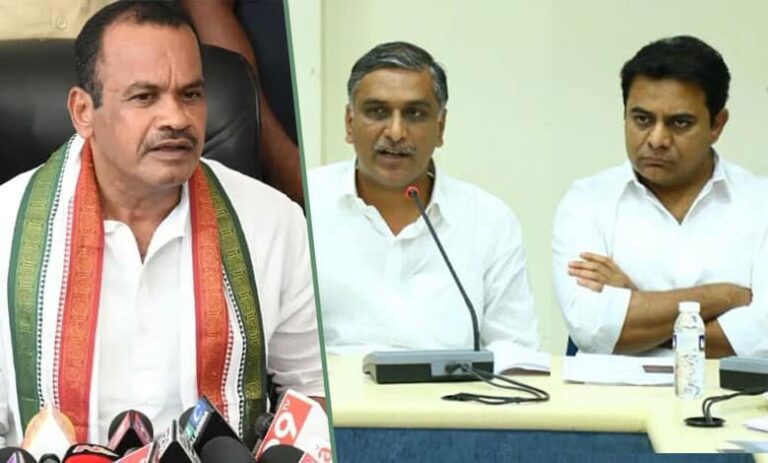 Harish Rao Is The One Who Framed KCR And KTR: Komatireddy Venkat Reddy