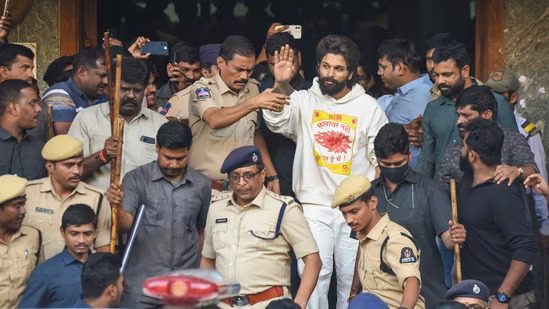 Allu Arjun Faces Setback at Nampally Court; 14-Day Remand Issued