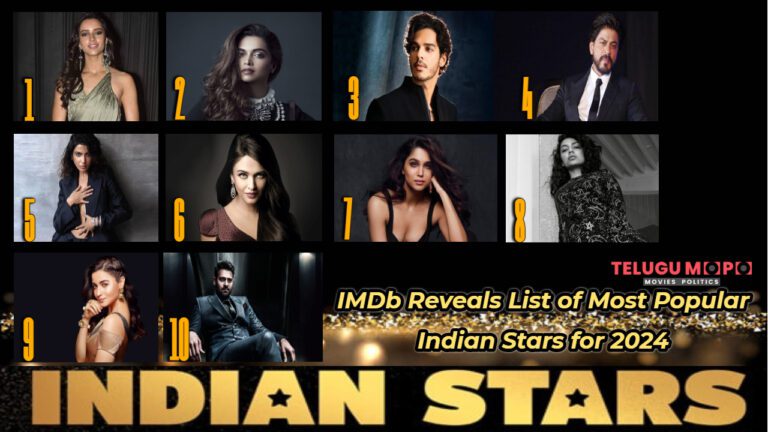 IMDb Reveals List of Most Popular Indian Stars for 2024