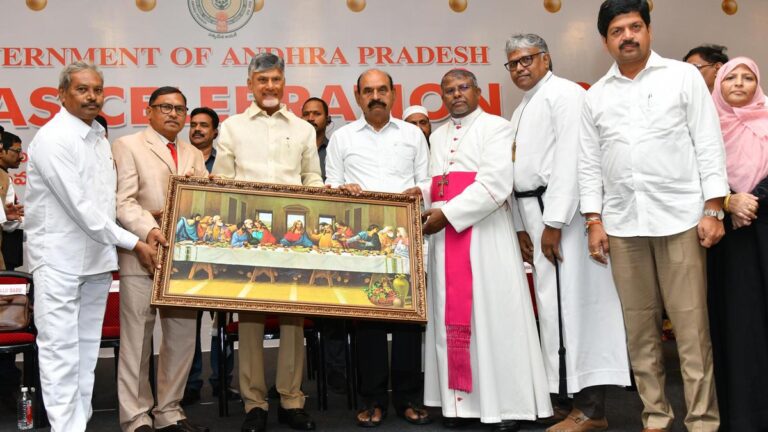 CM Chandrababu Assure To complete Christian Building In Guntur