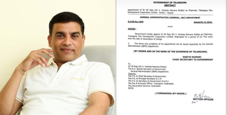 Telangana Government Appoints Dil Raju as TFDC Chairman