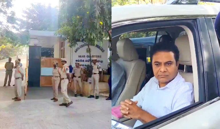 ACB Raids BRS Leader KTR’s Residence Amid Formula E Race Corruption Probe