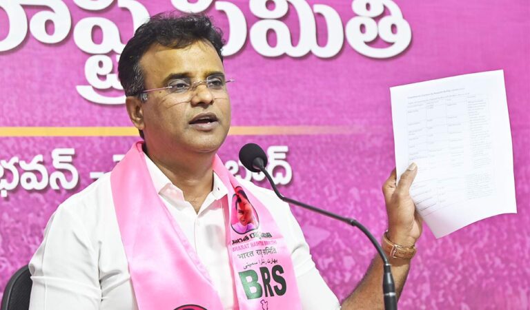 BRS MLA Vivekananda slams Not A single Rupee Investment Gets From Revanth Reddy’s Foreign Tours