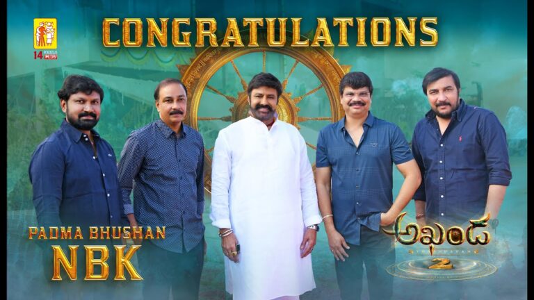 ‘Akhanda 2’ Team Celebrates Balakrishna’s Padma Bhushan Award