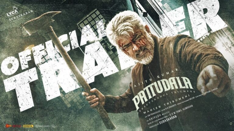 Ajith and Trisha Starrer ‘Pattudala’ Trailer Unveiled, Promises High-Octane Action 