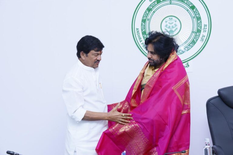 Actor Rajendra Prasad Meets Andhra Pradesh Deputy CM Pawan Kalyan