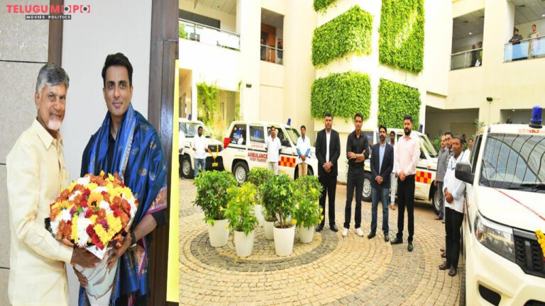 Sonu Sood Donates Ambulances to Andhra Pradesh, Praises CM Naidu’s Leadership