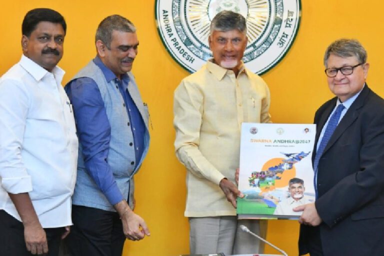 CM Chandrababu sought NITI Aayog support To Swarnandhra 2047 Vision