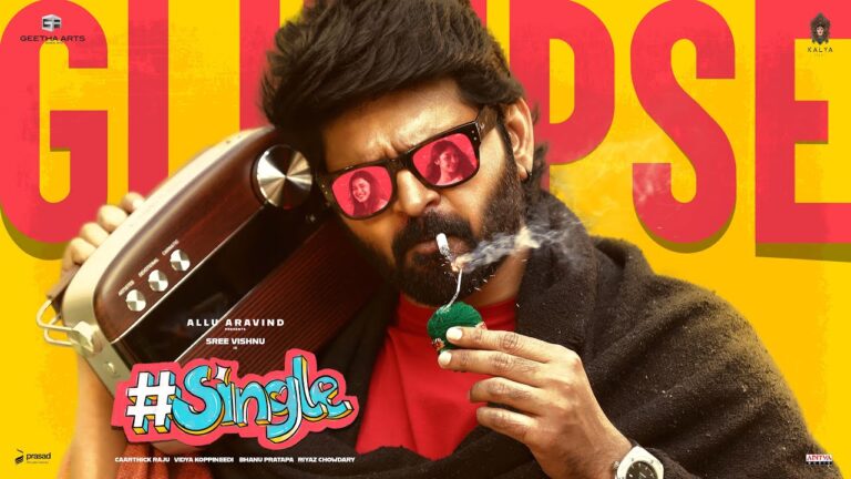 Sree Vishnu’s “Single” Promises a Fun-Filled Ride – Title Glimpse Out Now