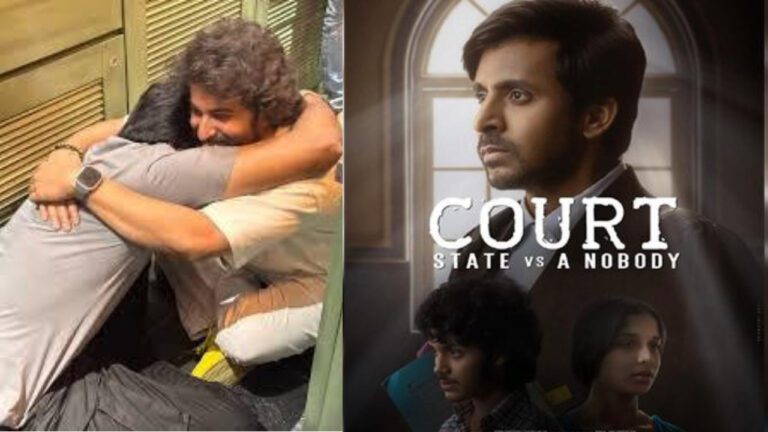 Pic Talk: Nani Hugs Priyadarshi as Court Gears Up for Grand Release