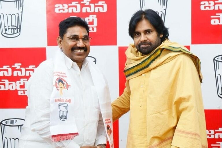 Former Pithapuram YSRCP MLA Pendem Dorababu Joins Jana Sena in Presence of Pawan Kalyan