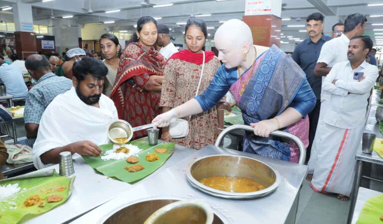 Anna Lezhneva Offers Prayers at Tirumala, Donates ₹17 Lakh to TTD