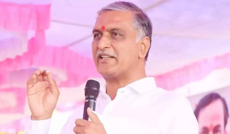 Harish Rao slams Congress spreading false narration on Sitaram project