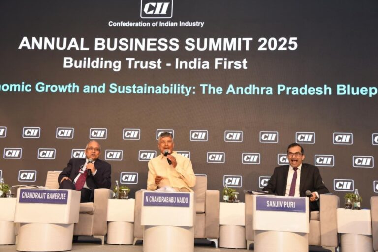 CM Chandrababu Invited Industrialists To Invest In AP, Help For wealth creation