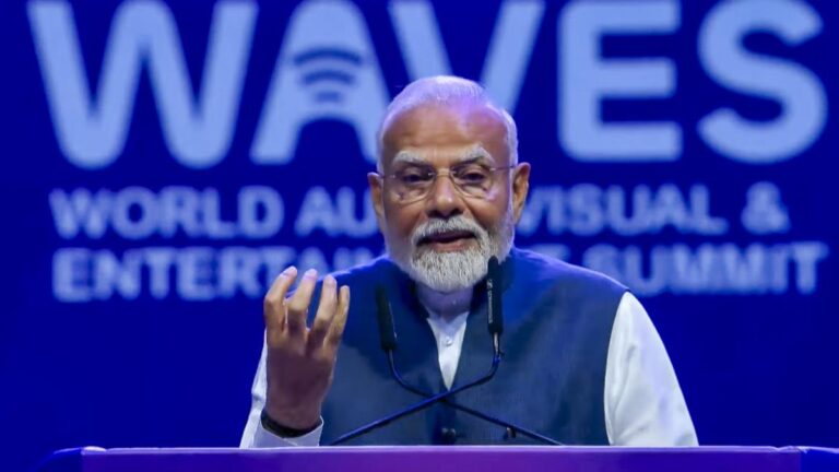 PM Modi Praises Rajamouli And RRR Once Again At Waves 2025 Summit  