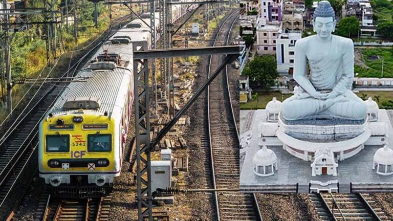 Semi- High speed circular Rail project To come up In Amaravati connecting with Vijayawada- Guntur