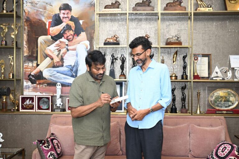 Chiranjeevi Joins Kubera Success Meet, Hails Performances of Dhanush and Nagarjuna