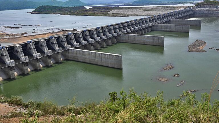 Preparations For construction of A Miniature Dam In Polavaram projects Underway