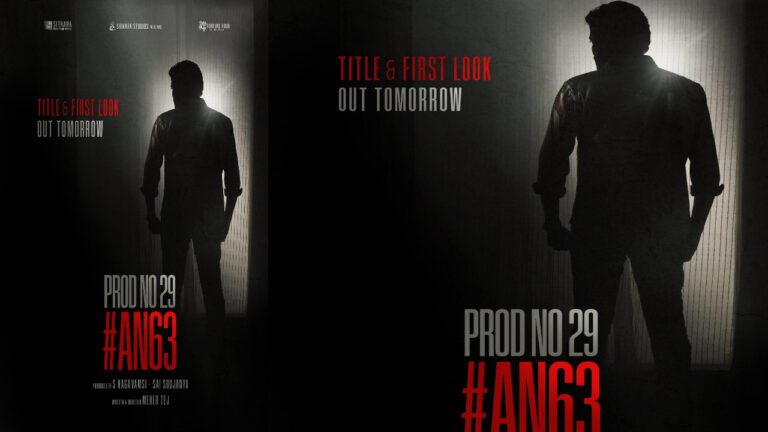 Allari Naresh’s 63rd Film Title and First Look to Be Unveiled on June 30