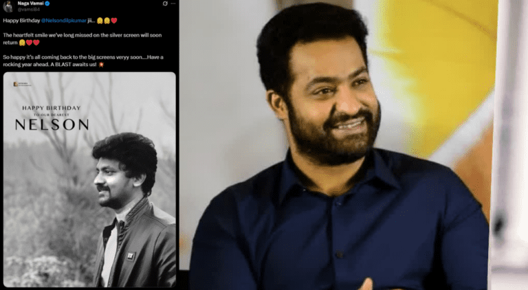 Jr. NTR–Nelson Dilipkumar Film Buzz Grows After Producer’s Cryptic Post