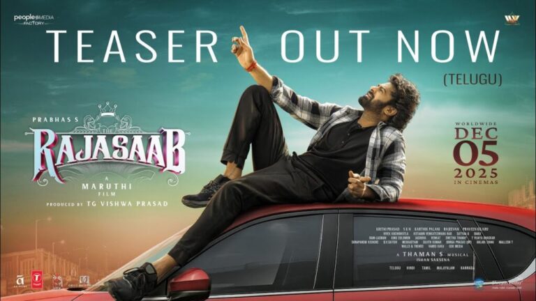 Prabhas Shines In A Fun-Filled Horror-Comedy Teaser of The Raja Saab