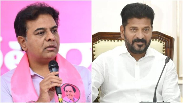 KTR challenges Revanth Reddy For `Lie Detector’ Test Against ACB cases on Both of Them