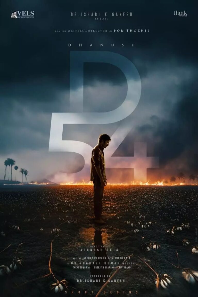 Dhanush’s D54 Begins Shoot with Intense First Look Poster  