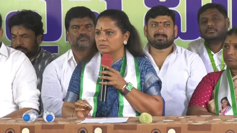 Kavitha Announces Hunger Strike In Hyderabad Over BC Quota Demand